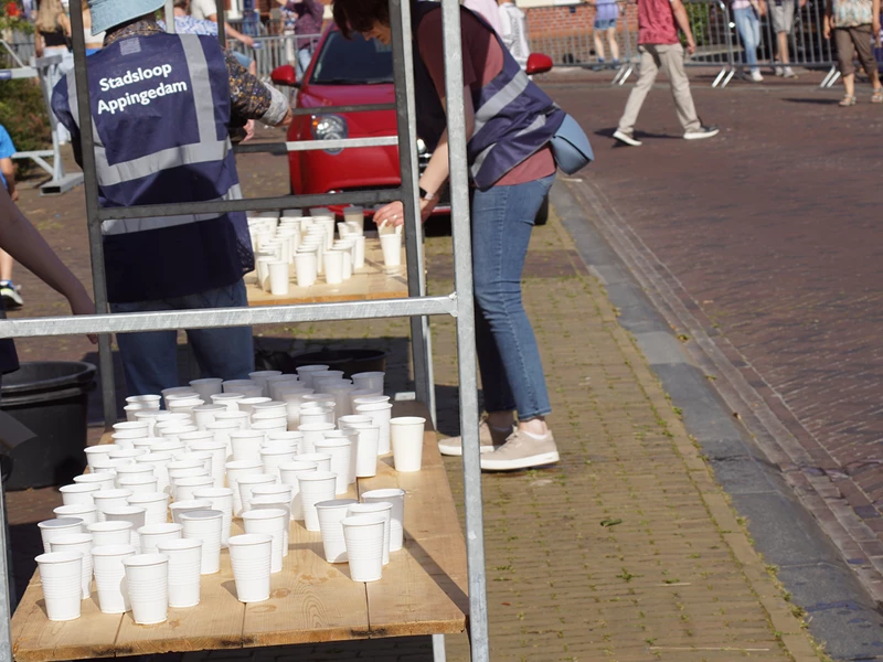 Stadsloop en de weersomstandigheden.